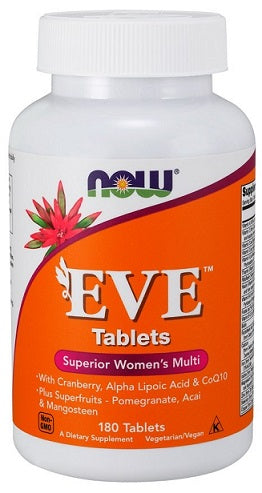 NOW Foods Eve Women's Multiple Vitamin - 180 tabs | High-Quality Vitamins & Minerals | MySupplementShop.co.uk