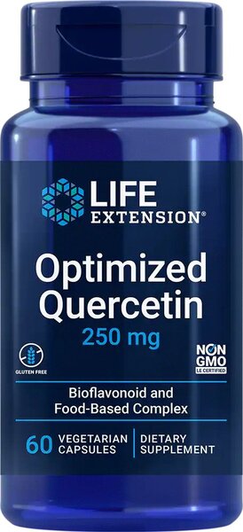 Life Extension Optimized Quercetin, 250mg - 60 vcaps | High-Quality Sports Supplements | MySupplementShop.co.uk