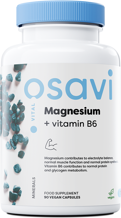 Osavi Magnesium + Vitamin B6 - 90 vegan caps | High-Quality Sports Supplements | MySupplementShop.co.uk