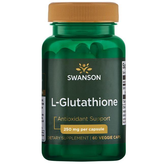 Swanson L-Glutathione, 250mg - 60 vcaps - Amino Acids and BCAAs at MySupplementShop by Swanson