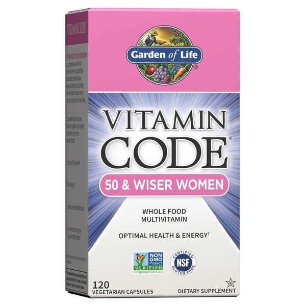 Garden of Life Vitamin Code 50 & Wiser Women - 120 vcaps - Vitamins & Minerals at MySupplementShop by Garden of Life