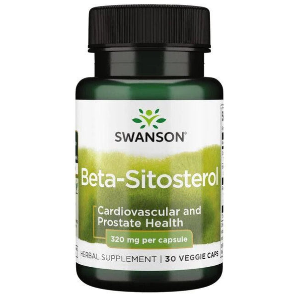 Swanson Beta-Sitosterol, 320mg - 30 vcaps | High-Quality Health and Wellbeing | MySupplementShop.co.uk