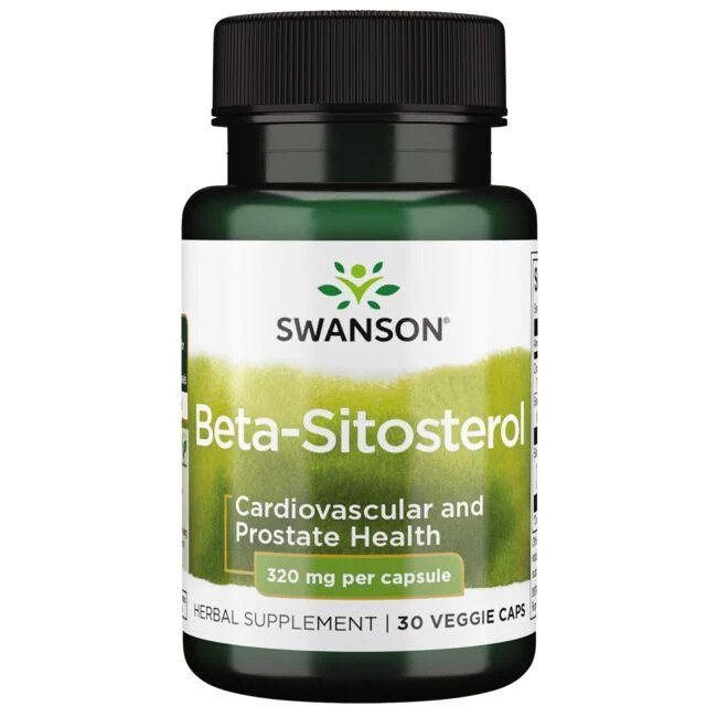 Swanson Beta-Sitosterol, 320mg - 30 vcaps - Health and Wellbeing at MySupplementShop by Swanson