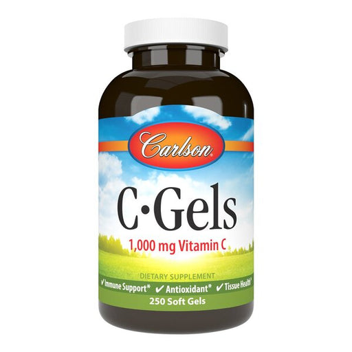 Carlson Labs C-Gels, 1000mg - 250 softgels | High-Quality Health and Wellbeing | MySupplementShop.co.uk