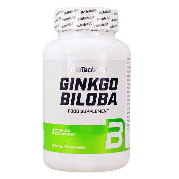 BioTechUSA Ginkgo Biloba - 90 tablets | High-Quality Health and Wellbeing | MySupplementShop.co.uk