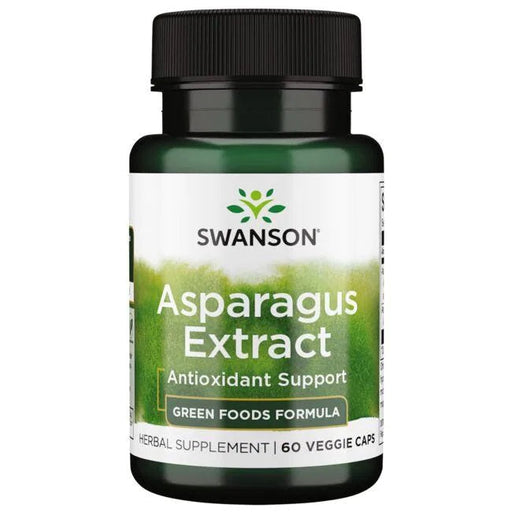 Swanson Asparagus Extract - 60 vcaps | High-Quality Health and Wellbeing | MySupplementShop.co.uk