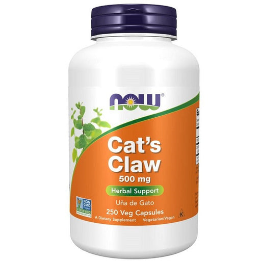 NOW Foods Cat's Claw, 500mg - 250 vcaps - Health and Wellbeing at MySupplementShop by NOW Foods