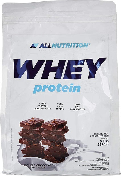 Allnutrition Whey Protein, Double Chocolate - 2270 grams | High-Quality Protein | MySupplementShop.co.uk