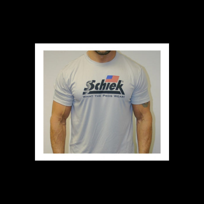 Schiek Men's Poly HD T-Shirt - Silver